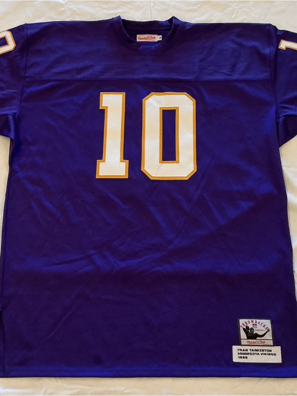Fran Tarkenton #10 Minnesota Vikings Throwback Jersey